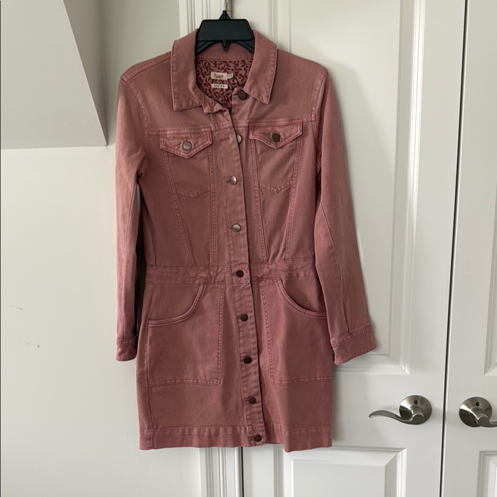 Women's Pink Denim Jacket